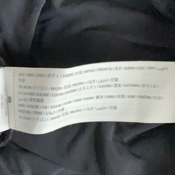 Abercrombie & Fitch Black Long Sleeve Fitted Bodysuit - Picture 5 of 5